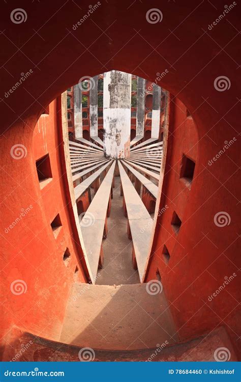 Ram Yantra In Delhi Observatory Jantar Mantar Stock Photo Image Of