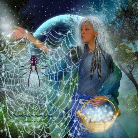 Grandmother Spider Art By Amethyst Moon Song Native Art Native