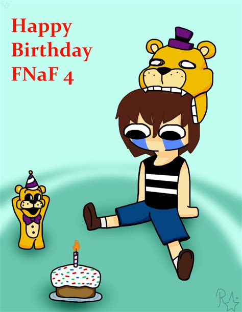 Happy 7th Anniversary Fnaf 4 By Redybearsart On Deviantart