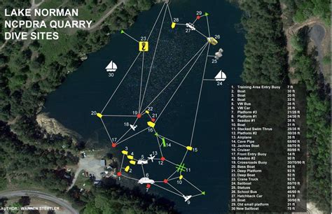 Lake Norman Outline Map