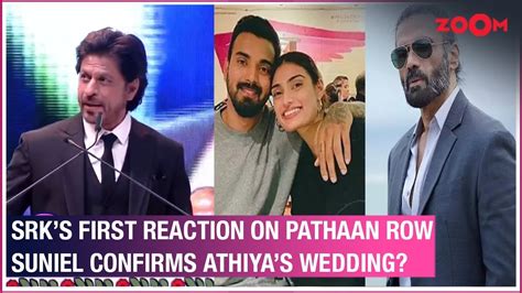 LIVE SRK S FIRST Reaction To Pathan Row Suniel Shetty CONFIRMS