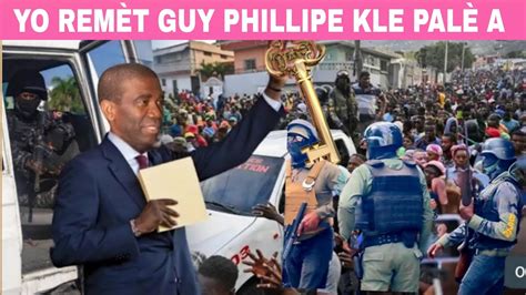 16 Mai VLADIMIR PARAISON REMÈT KLE PALÈ AK GUY PHILLIPE NAN MOMAN 5000