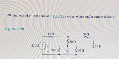 Solved Find V And V In The Circuit In Fig P Chegg