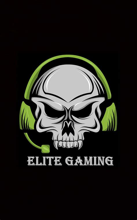 Download Elite Gaming Logo With Headphones