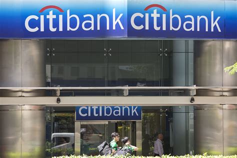 Sucursal Bancaria De Citi En El Distrito Comercial Central De Singapur