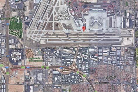 McCarran Airport Car Rental Map