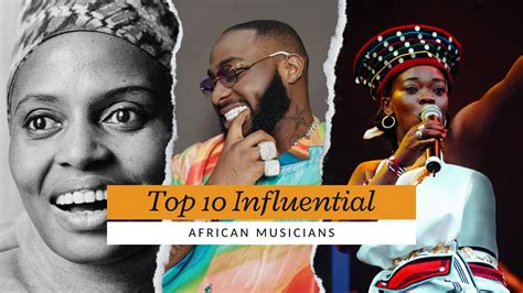 Top 10 All Time Influential African Musicians Youtube