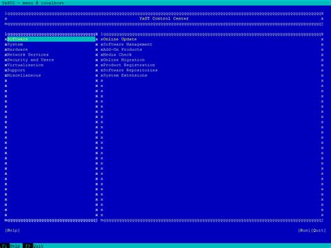 YaST Yet Another Setup Tool Line Distortion On PuTTY Clients