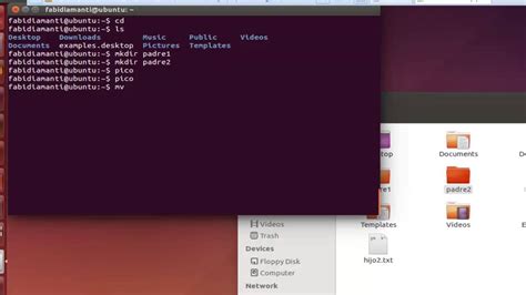 Comandos Terminal Ubuntu Crear Carpetas Y Archivos Y Moverlas Por