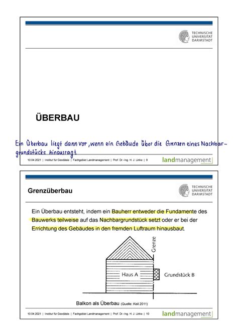 Berbau Vorlesungsnotizen Institut F R Geod Sie