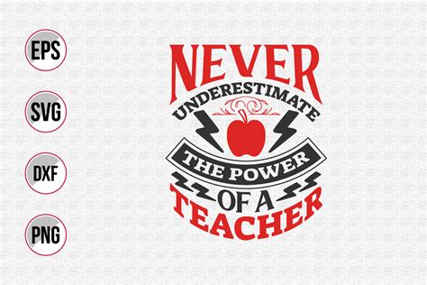 Teacher Quotes Typographic Vector Graphic By Uniquesvg99 · Creative Fabrica