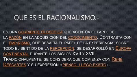 Racionalismo Empirismo Y Idealismo Pptx