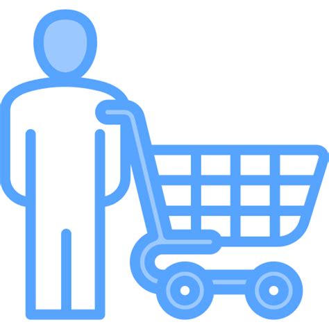 Consumer Behaviour Generic Blue Icon