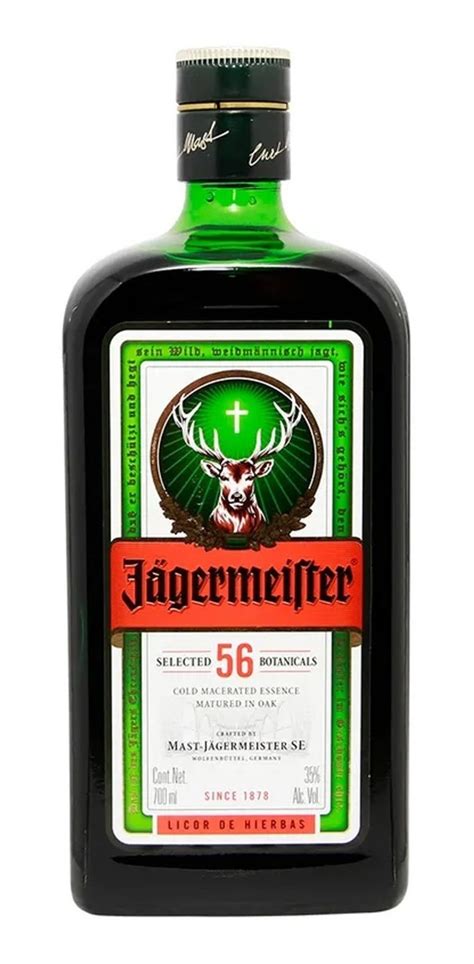 Botella Jagermeister Licor De Hierbas 700ml Mercadolibre