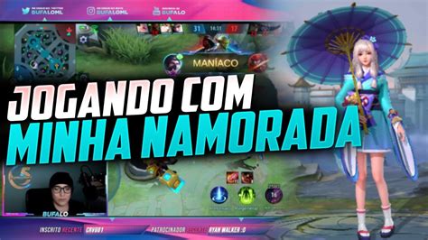 Chamei Minha Namorada Para Jogar Mobile Legends Hayabusa Kagura