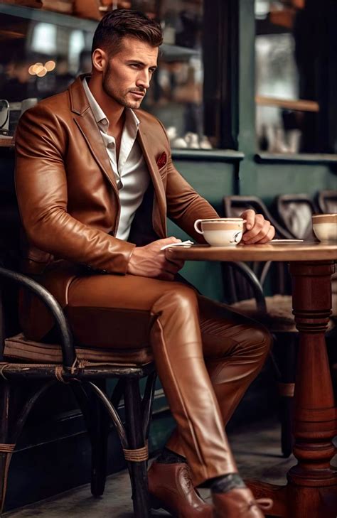 Leather Fashion Men Mens Leather Clothing Mens Leather Pants Leather