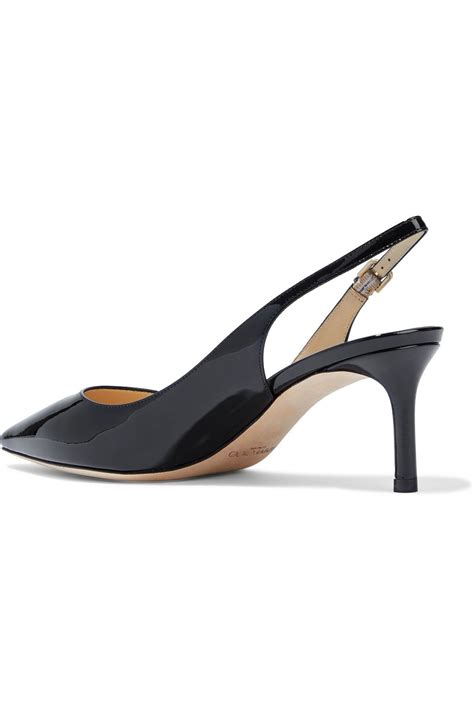 Jimmy Choo Erin 60 Patent Leather Slingback Pumps The Outnet