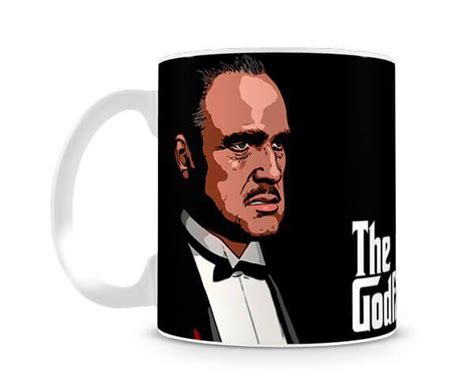 Caneca Poderoso Chefão Vito Corleone Desenho Starnerd Canecas