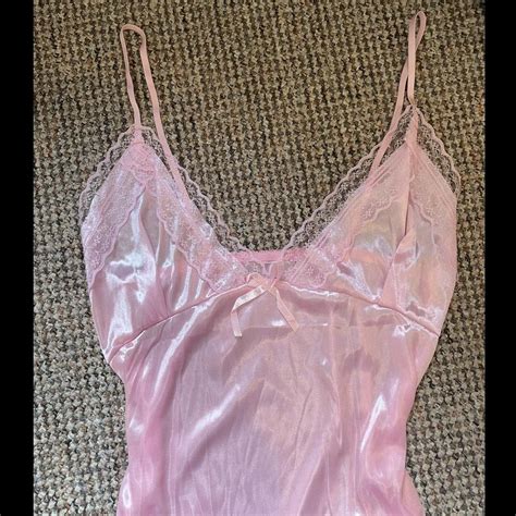 Vintage Lace Babydoll Cami Dress Lingerie Coquette Depop