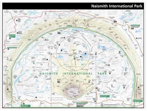 Basketball Court Designed As A National Park Map Flowingdata