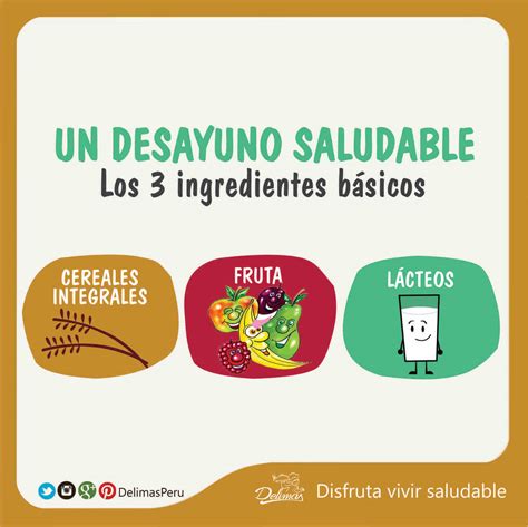 Desayuno Saludable Qué debe incluir para ser nutritivo y balanceado