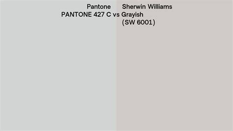 Pantone C Vs Sherwin Williams Grayish Sw Side By Side Comparison