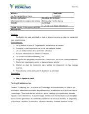 Actividad Administraci N De Equipos De Ventas Docx Reporte Nombre