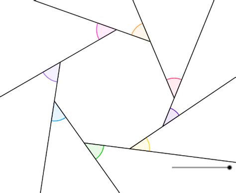 Exterior Angles Of Polygons Geogebra