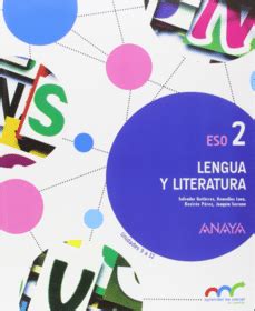 ᐉ Lengua y Literatura 2 ESO ANAYA Soluciones Web Nº