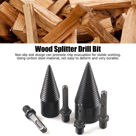 High Speed Twist FirewoodDrill Bit Wood Splitter Screw Splitting Cone