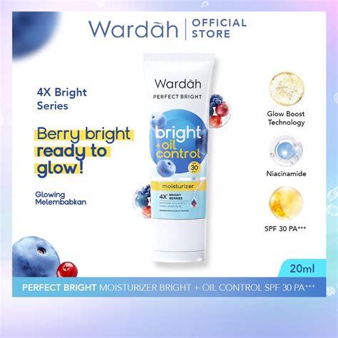 Jual Wardah Perfect Bright Moisturizer Bright Oil Control SPF 30 PA