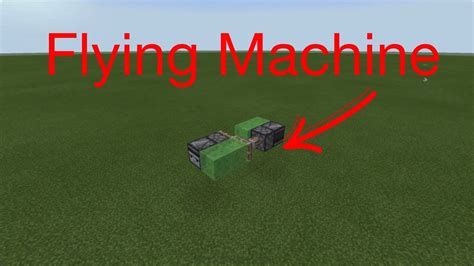 Minecraft Bedrock Flying Machine