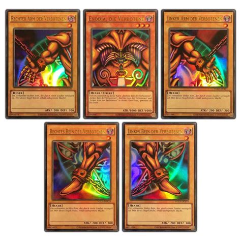 Yugioh Exodia Set Alle 5 Teile Ultra Rare Neu Holo Yugi Kaufen