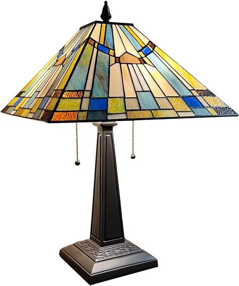 Maxxmore Tiffany Table Lamp 2 Light 16 Wide Ubuy India