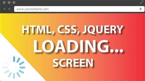 How To Build A Simple Preloader With JQuery CSS HTML In 3 Minutes