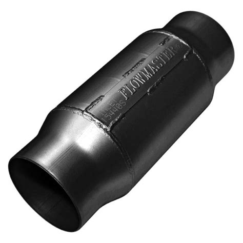 Flowmaster S Outlaw Aluminized Steel Round Race Black Exhaust