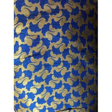 44 45 Embroidered Designer Silk Brocade Fabric Gsm 100 150 Packaging