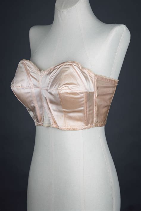 Satin Cathedral Bra With Celluloid Boning By Rita Ro The Underpinnings Museum