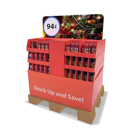 Custom Retail Store Corrugated Cardboard Pallet Display Manufacturers