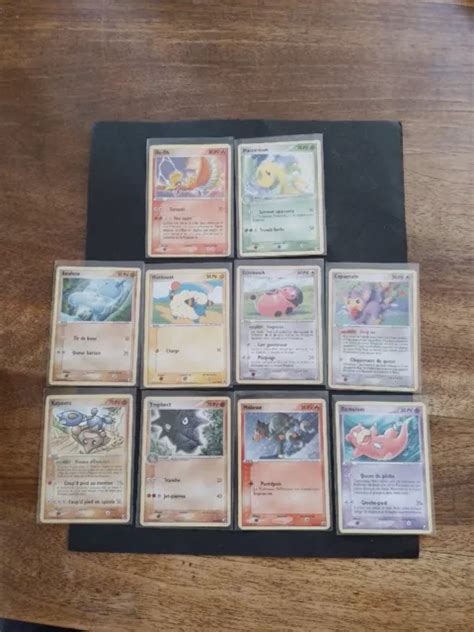 LOT 10 CARTES Pokemon Bloc Ex Force Cachées Fr EUR 11 60 PicClick FR