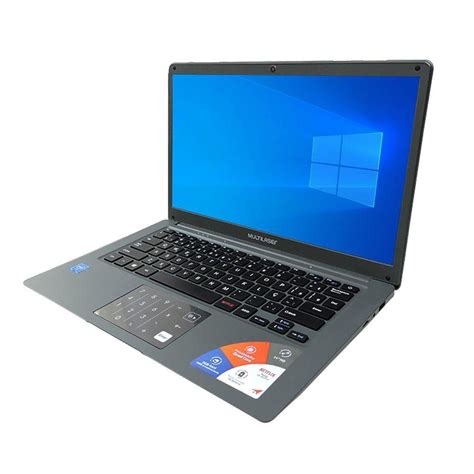 Notebook Multilaser Legacy Cloud Cinza 14 HD Atom Z8350 32GB 2GB