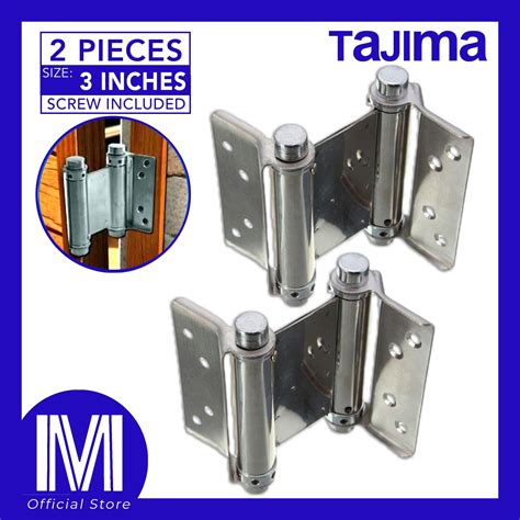 Tajima Stainless 3 Inches Double Action Spring Hinge 2 Pcs Lazada PH