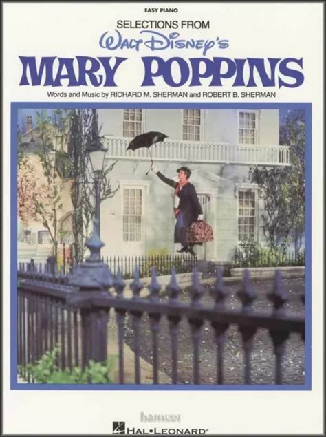 Mary Poppins Easy Piano Sheet Music For Sale Picclick Uk