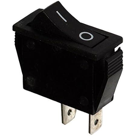 Aerzetix Interruttore A Pulsante Switch A Levetta Nero Spst On Off A