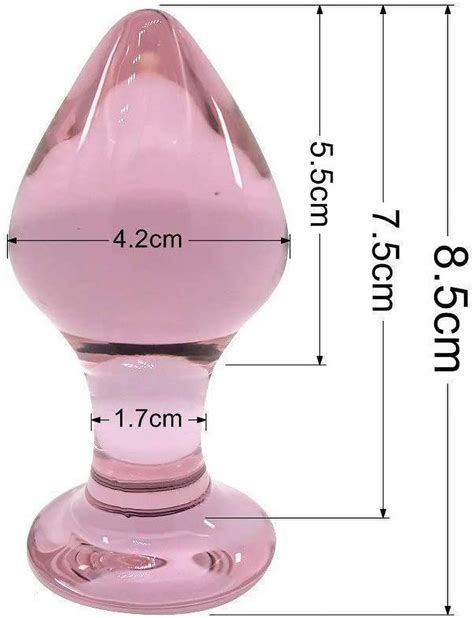 Crystal Glass Anal Butt Plug With 6 Different Sizes For G Spot Stimulation Sm Anal Butt Plug