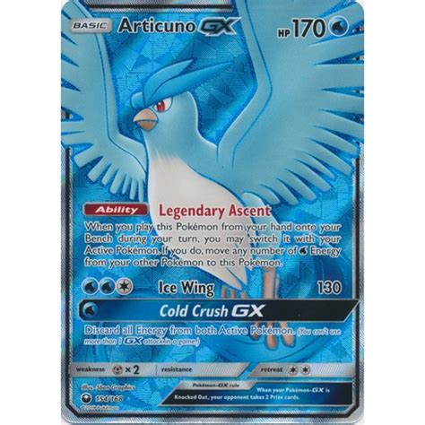 Articuno GX 154 168 Full Art Celestial Storm SM7 Pokemon Card