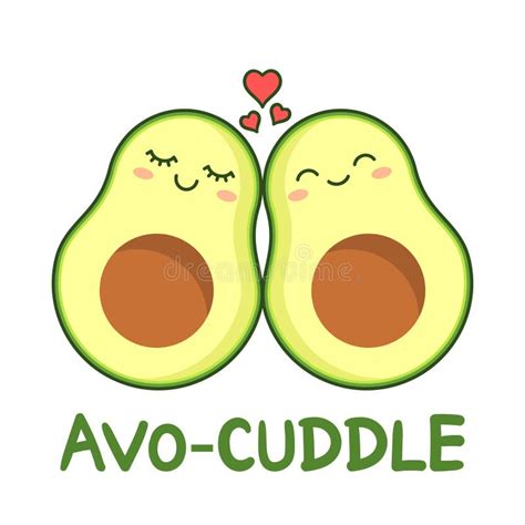 Couple Avocados Stock Illustrations 71 Couple Avocados Stock