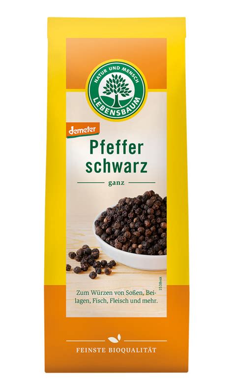 Lebensbaum Pfeffer Schwarz Ganz Bio Naturpur Shop