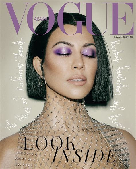 Kourtney Kardashian Vogue Arabia Arved Colvin Smith 2020 Cover Photos