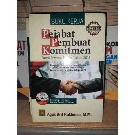 Jual Buku Kerja Pejabat Pembuat Komitmen Versi Perpres No Tahun